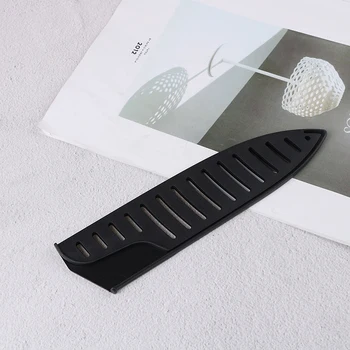 Черен пластмасов защитен калъф за нож кухненски нож за нож 8 инча