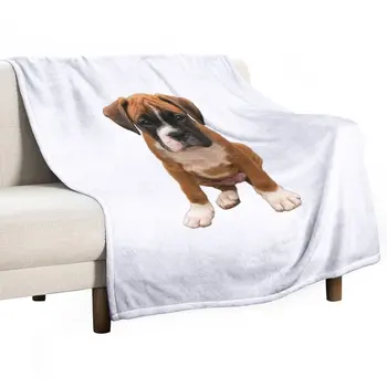 Boxer, сладко кученце, каре за кучета, меки завивки, Мягчайшее одеяло