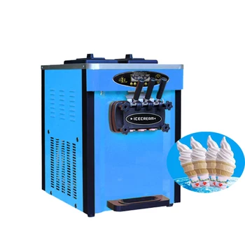 Нова популярната електрическа търговска машина за приготвяне на мек сладолед 110 В На 220 с Ce за бизнес и семейни събития