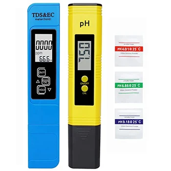 Измерване на PH и TDS Комбиниран Цифров Тестер Вода PH 3-В-1 Метър Температурата TDS и ЕО Пластмаса За Питейна Вода, Хидропоника