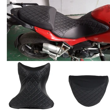 За Ducati Multistrada V2 V2S Multi MTS Мотоциклет PU калъф за седалка, Протектор и възглавница на седалката Аксесоари