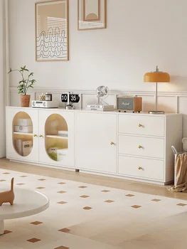 Френски телевизионен шкаф, спалня, домакински модерен минималистичен шкаф за съхранение, декоративен шкаф, маса за хранене, гардероб, шкаф за обувки