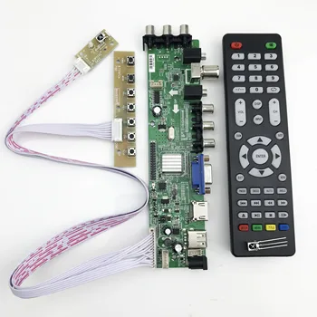DD3663LUA.A82 15-32-инчов цифров DVB-T/C/T2 универсален LCD телевизор такса управление VGA/AV/USB за lvds 1/2-канален 6/8-битов панел LVD