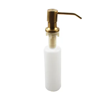 Опаковка сапун Talea за кухненски мивки (матиран златен) Вграден Плот опаковка сапун за мивки с бутилка 350 мл