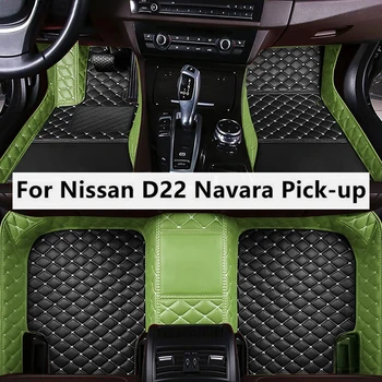 Автомобилни постелки, подходящи по цвят за Nissan Navara D22, аксесоари за краката Coche, автомобилни килими