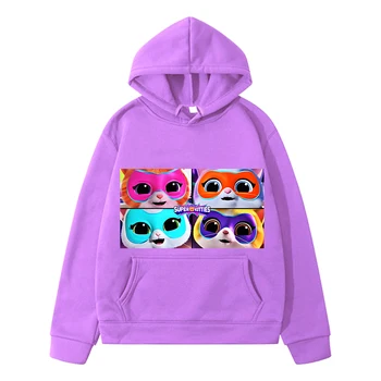 Супер Котенца / Детска Есента на Руното hoody, пуловер y2k sudadera, дрехи за момчета, Ежедневни яке, блузи с аниме, детски дрехи за момичета