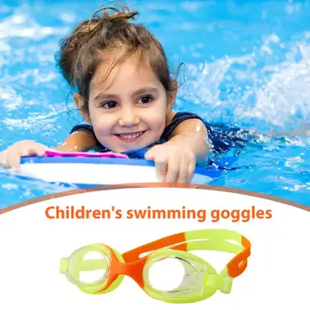 Очила за плуване, фарове за Детски очила за плуване с регулируема каишка за по-широк преглед на Защитни очила с висока разделителна способност от ултравиолетовите