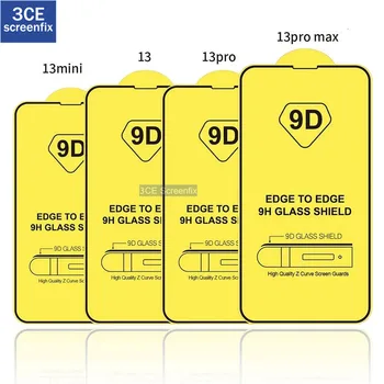 1000ШТ 9D Защитен слой от Закалено Стъкло с Пълно покритие за iPhone 6 6s 7 8 X Xr Xs Max 11 12 13 Pro Max Plus 14