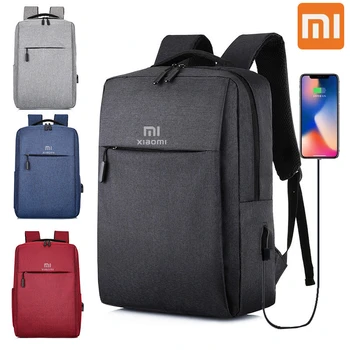 Чанта-раница Xiaomi класически и прост дизайн с голям капацитет за ежедневна употреба и пътувания