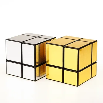 Shengshou 2X2X2 Speed Professional Sengso Quick Twist Mirror Cube Rubix, Детски куб пъзел, декомпрессионные играчки, Магически Кубчета