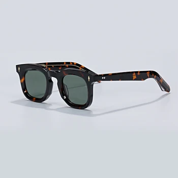DEVAUX JMM Висококачествени Овални ацетатные мъжки персонализирани слънчеви очила дизайнерско марка UV400, Градинска мода, Нови дамски слънчеви очила