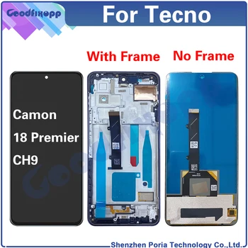 За Tecno Camon 18 Premier CH9 LCD Сензорен дисплей дигитайзер в събирането на Подмяна на резервни части