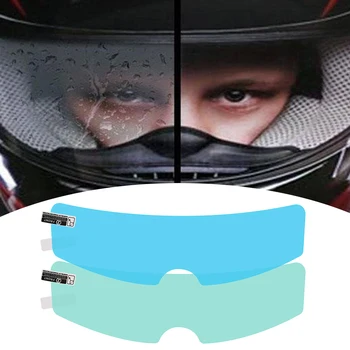 Универсален мотоциклет шлем, стъкла, Противотуманная филм, Водоустойчиви Аксесоари за етикети с трайни нанопокрытием, Яснота преглед