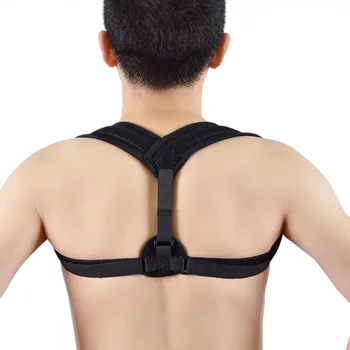 Колан-коректор стойка за гърба, дишащи утягивающий корсет на гърба, Лумбалната колани за привеждане в съответствие с гръбнака, поддръжка на стойка на раменете