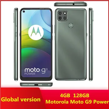 Motorola Moto G9 Power XT2091 Рециклирани Оригинален телефон Отключени 4 GB 128 GB 6,8 инча 64 Mp 4G LTE 6000 mah Мобилен телефон