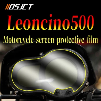 За Мотоциклет Benelli LEONCINO 500 LEONCINO500 Cluster Защитно Фолио От Драскотини Протектор на Екрана за измерване на скоростта Аксесоари