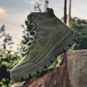 Военни обувки, мъжки туристически ботуши, водоустойчив мини тактически бойни обувки в джунглата, тактически спортни обувки, обувки за пустинята