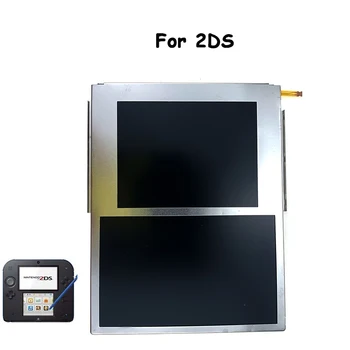 За Nintendo за 2DS горната и долната част на LCD екрана Оригинален Нов нов горния на долния LCD дисплей за 2ds LCD дисплей отгоре, с долни екран