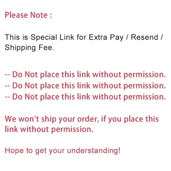 Специален линк за допълнително заплащане / повторно изпращане /разходи за доставка, Не публикувайте връзката без разрешение