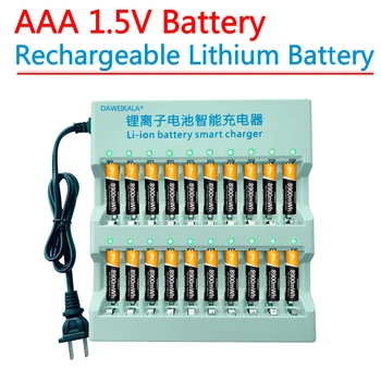 Батерия AAA от 1,5 Литиево-йонна Акумулаторна Батерия AAA 8900 МВтч Литиево-йонна Батерия AA за мишка с дистанционно управление на малък вентилатор Електрическа играчка