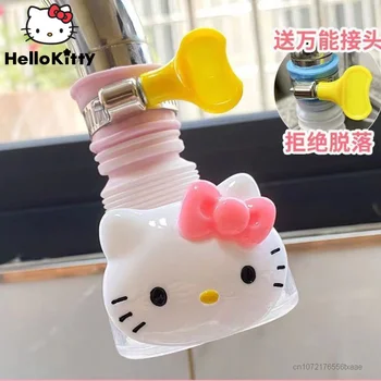 Sanrio Hello Kitty Кухненски Принадлежности Сладък Кран Брызгозащищенный За Баня Cartoony Филтър За Вода От Чешмата Разширяване На Чешмата Украса
