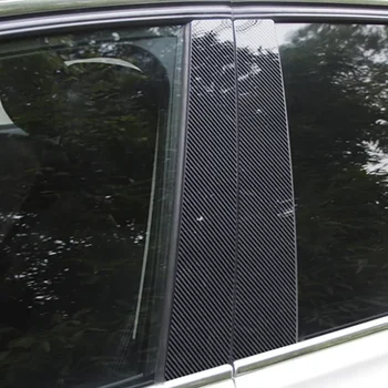 Стикер на дверную разкъсва кожата от въглеродни влакна за Lincoln Navigator Ford Expedition 2018-2021 2022 Window B C pillars Post Car Styling