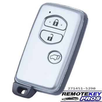 DIYKEY 271451-5290 HYQ14ACX Smart Remote Key Card Бесключевой Ключодържател 314,3 Mhz/433 Mhz за Toyota 4Runner Prius C V Venza 2009-2019