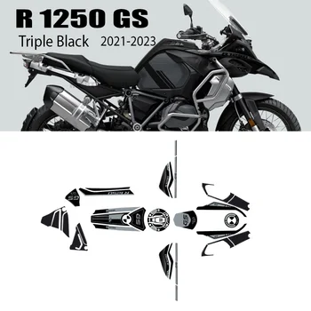R1250 GS Adventure 2023 Аксесоари за мотоциклети Комплект 3D стикери от епоксидна смола за BMW R 1250 GS Adventure Triple Black 2023