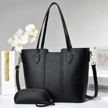 Модни Ръчна Чанта-тоут Голям Капацитет за Жени 2023, Нова Мода Проста и Красива Дамска чанта за през рамото си, през рамо