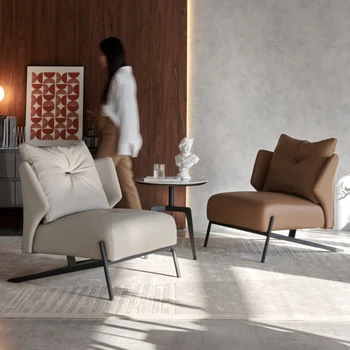 Столове от изкуствена кожа Дизайнерски мебели за маникюрного салон Дизайнерски Стол, Офис стол и Модерни мебели за хола Рамки Шезлонг