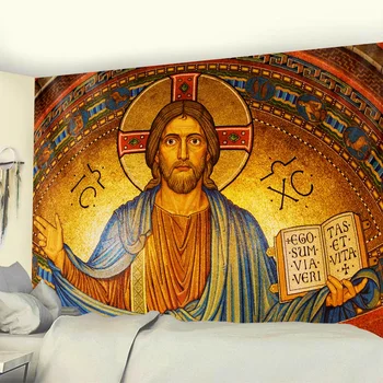 Исус Христос стенопис декорация на дома гоблен Хипи Богемное украса чаршаф диван одеяло декорация на стените на постелката за йога