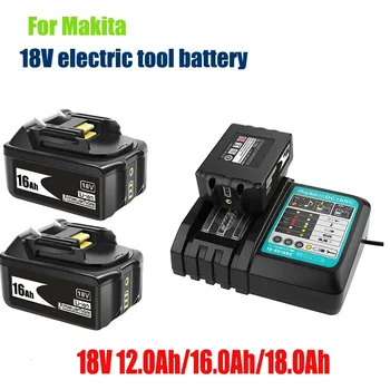 Най-новата Обновена Акумулаторна Батерия BL1860 18V 12000mAh литиево-йонна за Makita 18v Батерия BL1840 BL1850 BL1830 BL1860B LXT400