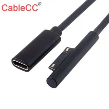 USB кабел-C Type-C конектор dc 15 В да зарежда Surface Pro3 Pro4 Pro5 Pro6 Book Pro
