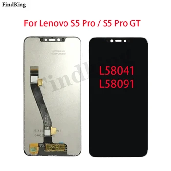100% Тествани LCD дисплей За Lenovo S5 Pro L58041/S5 Pro GT L58091 Подмяна на Дигитайзер Докосване на екрана на LCD-дисплея при събирането На