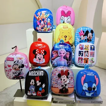 Серия от Disney, Cartoon Mickey Mouse Бод Princess, нова детска училищна чанта, скъпа раница за момчета и момичета, чанта на черупката