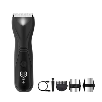 1 комплект химикалка бръснач Мъжка електрическа самобръсначка за стригане на тялото, за мъже и жени, тример за лице, фризьор