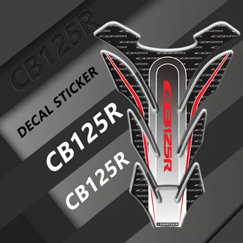 За Honda CB125R cb125r CB 125R 2010-2017 Защита На Резервоара на Мотоциклета Стикер 3D Гел Етикети На Горивния Резервоар Украса Стикер