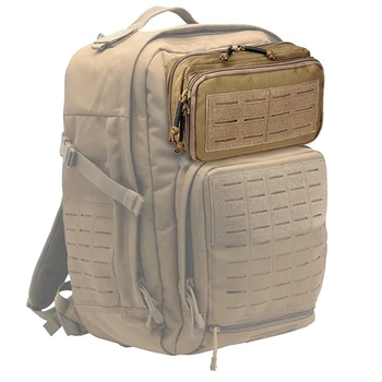 Тактическа двупластова чанта Molle EDC, чанта за комплект за първа помощ, чанта за спешна помощ, чанта за оцеляване на открито, ловна чанта