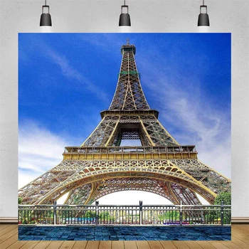 Париж Франция Айфеловата Кула Архитектура Снимка Фон Външна Архитектурна Тема Фоново Украса Банер Плакат