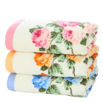 Меки кърпи с флорални принтом божур, бързо съхнещи кърпи за баня, покривки за маси, за лице, домашен текстил, аксесоари за хотели
