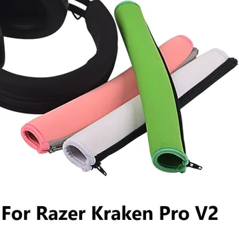 Замяна превръзка на главата-калъф за възглавница слушалки, защитен прическа за слушалки Razer Kraken Pro V2