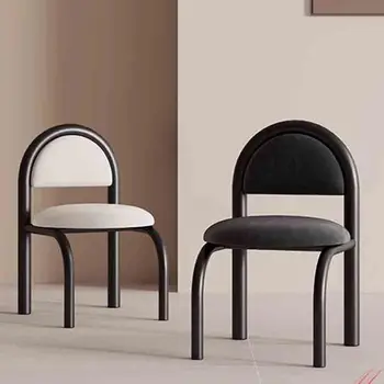 Метални Италиански столове за всекидневна, Творчески Единични Столове за трапезария и хол, Банкетни и Салонные украса за почивка