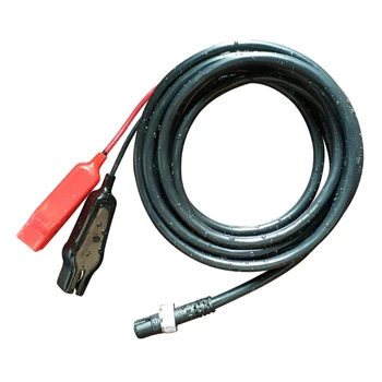 10-подножието на захранващия кабел от електрическата риболовната макара, свързващ батерия с намотка