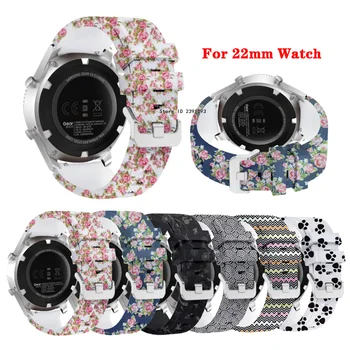 22-мм лента часа Xiaomi Watch S1 / Color sport / Color 2 Garmin venu 2 Vivoactive 4 745, Оцветени от Мек силикон женски гривна