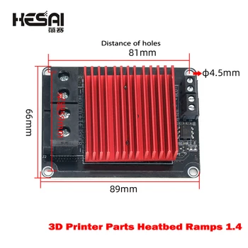 Нагревателен контролер MKS MOSFET За нагреваемого Слой/Екструдер MKS MOS Module 30A Голям Ток За части 3D принтер Heatbed Ramps 1.4