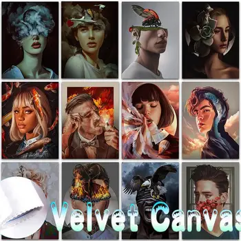 5D САМ Velvet Diamond Живопис Kit Paint Diamand Мультяшная Момиче Принцеса, Пълна с Квадратна Бродерия, мозайка, изкуството на кръстат бод, домашен Декор