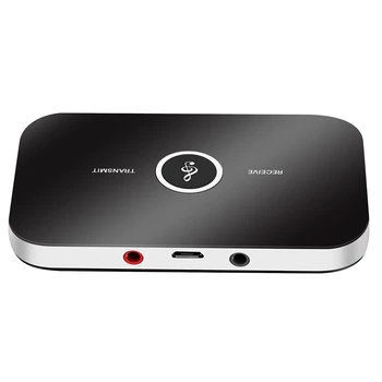 Аудиоадаптер Bluetooth предавател и приемник, Bluetooth 4.1, комплект за кола безжичен аудиоадаптера 2 в 1 3,5 мм за телевизор/домашна стерео система