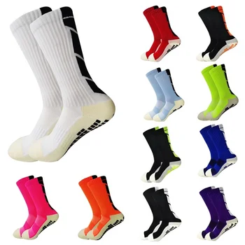 Мъжки футболни чорапи нескользящие накладки за футбол, баскетбол, спорт, колоездене