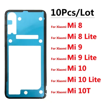 10 бр./лот, Стикер на Задния Капак на Отделението за батерията, тиксо За Xiaomi Mi 8 9 10 10T Lite Pro A3 /Redmi Note 7 8 9 9s 10 Pro