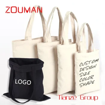 Висококачествена дизайнерска чанта през рамо с многократно принтом лого, памучен холщовая чанта по поръчка, еко-чанта